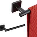 KOKOSIRI Bathroom Towel Bar 32'' Towel Holder for Bath Kitchen Cabinet Towel Rails 32 Inch, 2 Pack Oil Rubbed Bronze Stainless Steel B4005ORB-L32-P2