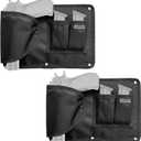 Pistol Holder Magazine Pouch for Gun Safe Organizer , Reinforced Pistol Holster Magazine Holders Combination for Gun Cabinet Gun Safe Accessories Storage (Pistol Holder Magazine Pouch 2 Pack)