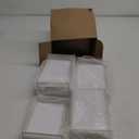 Hoteam 18 Pack Acrylic Sign Holder 5 x 7 Inch Gold Frames Wedding Table Number Holders, Double Sided Picture Frame Clear Display Menu Stand for Home Photo Flyers Wedding Party (Vertical)