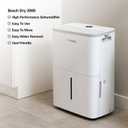 BOSCH Dry 2000 Dehumidifier, 1,500 Sq. Ft., 22 Pints, 1.45 Gallon Tank, 3 Fan Speeds, White