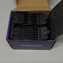 3 Inch Clipper Guards, Hair Clipper Guide Combs Premium for Wahl Clippers Mega Cutting Guides/Combs with 8 Cutting Lengths from 1.25-3 Inch (Black, 8pcs from 1.25-3 Inch)