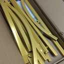 Fomcet Metal Arch Backdrop Stand Set of 3 Gold Wedding Arch Stand 7.2FT & 6.6FT & 6FT Arched Backdrop Frame for Birthday Party Baby Shower Graduation Ceremony Decoration