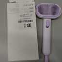 aumuca Cat and Dog Grooming Brush for Shedding, Removes Loose Fur from Long or Short Haired Pets - Ideal for Cats, Kittens, Rabbits, and More - Purple