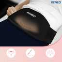 RENEO C Section Belly Binder, Reusable Solid Gel Ice Pack with Soft Lycra Cover, Adjustable Postpartum Wrap for Hot & Cold Therapy and Post-Op Recovery, Black