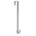 Sattiyrch 15" Wreath Hanger for Front Door Metal Over The Door Single Hook, Silver (1)