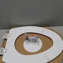 Bemis 1500EC 390 Lift-Off Wood Elongated Toilet Seat, Cotton White (Pack of 1)