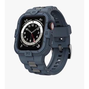 GELISHI Bands Compatible for Apple Watch Band 41mm 40mm 38mm, Men Sport Rugged Band with Protective Case for Watch Series 9 8 7/Series 6 SE 5 4 3