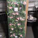 Expandable Privacy Fence, Pink Rose Clusters, 120 x 22 in