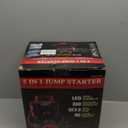 2000A Jump Starter with Air Compressor - Amcelooy Car Battery Jump Starter 260PSI Tire Inflator - Starts 8.0L Gas & 8.0L Diesel - 12V Portable Jump Box with LED Light & USB & DC Ports