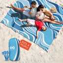 Large Beach Blanket Waterproof & Sandproof