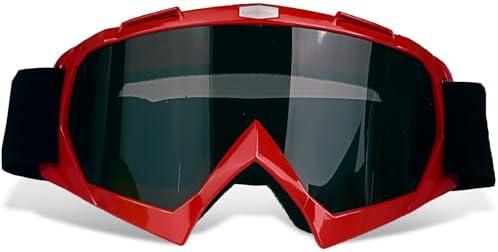 ZEMFAY Dirt Bike Goggles with UV Protection for ATV Motocross Riding Racing Off Road