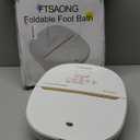 Ftsaong 
Pedicure Tub with Heat, Massage and Bubbles, Foot Spa Massager with 8 Rollers, Temperature Control Foot Spa with Red Light, Whirlpool for Feet, Electric Foot Massager Foldable
