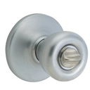 Kwikset Tylo Privacy Door Knob Set - Satin Chrome  — Residential Use, Standard Application