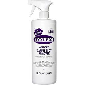 FOLEX Instant Carpet Spot Remover Carpet Cleaner - 32 oz - Removes Pet Accidents, Grease, Red Wine and More