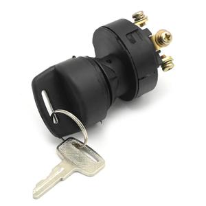 Hoypeyfiy 4360469 Ignition Switch with Key, Replacement for JLG 400S 460SJ 600A 600AJ 600S 600SJ 601S 660SJ 450A 450AJ T350 1532E2 1932E2 2032E2 2632E2 2646E2 3246E2, Replaces 4360470, 4360467
