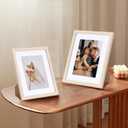LYYYXGYP 8.5x11 Diploma Certificate Frame, Wooden Wall Mount and Tabletop Picture Frame Display 6x8 Photo with Mat or 8.5 x 11 Document Set of 3