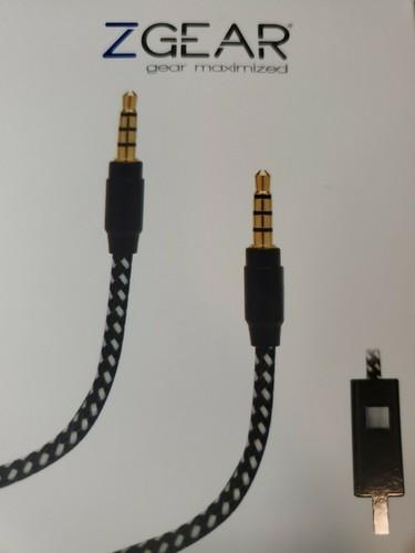 Z Gear 4ft Auxillary Audio cable For 3.5mm Audio