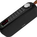 Portable Bluetooth Speaker FM Radio Digital, Support USB/SD Card MP3 Music Player/AUX/REC, Build-in 3000mAh Rechargeable Battery, 10W Powerful Speaker and Earphone Jack for Indoor Outdoor