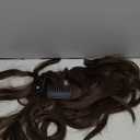 REECHO Hair Extensions, 4PCS Clip in Hair Extensions HE001 Natural Soft Synthetic Hairpieces for Women, Chocolate Brown