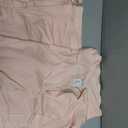 Amazon Essentials x Sofia Grainge Women's Stretch Modal Long-Sleeve Button-Front Top and Full-Length Bottom Pajama Set, Light Pink, Large