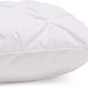 Amazon Basics Soft, Lightweight Twin Size Comforter Set, All-Season Down-Alternative 2-Piece Bedding Set, Pinch Pleat Design with Piped Edges, Twin/TwinXL, Bright White