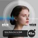 Ear Plugs, Ear Plugs for Noise Reduction, Concert EarPlugs, Reusable Earplugs Travel Essentials, EarPlugs for Concerts,Sleep,Work,Study, 45dB (SNR) Noise Reduction