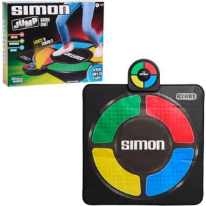 Just Play Hasbro Simon Jump Game Mat with Lights and Sounds, Electronic Memory Games for Kids, Kids Toys for Ages 8 Up