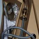 Delta Albion Brushed Gold Bathroom Faucet 1 Hole, Single Hole Bathroom Sink Faucet for Vanity, Metal Push-Pop Drain Assembly, Champagne Bronze 15855LF-CZ