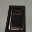 Ghostek ATOMIC slim Pixel Fold Case Clear with Aluminum Bumper Premium Heavy Duty Shockproof Protection Tough Protective Cover Designed for 2023 Google Pixel Fold (7.6 Inch) (Brown Leather - Gunmetal)