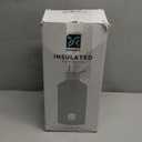 1 Gallon Water Bottle Insulated | Thickened Stainless Steel Vacuum Metal Water Jug | Portable Sports Large for Gym and Hiking with Straw, Carrier Bag, Handle Strap | BPA-Free 128 oz (Gradient Orange)