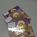 3 x 200 PCS Halloween Stickers, Pumpkin Sticker, Non-Repeating Vinyl Waterproof Holiday Party Stickers for Kids & Adults, Halloween Party Favors, Trick or Treat Crafts & Gifts