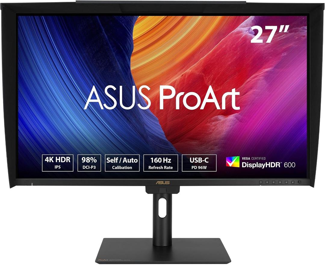 ASUS ProArt PA27UCGE 27 Inch 4K HDR USB-C Professional Monitor for Mac