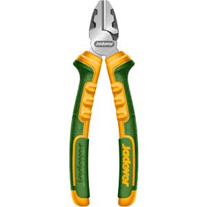 6-Inch High Leverage Side Cutting Pliers, High Leverage Diagonal Pliers with Deburring Function, 30% Labor Saving, Black Polished