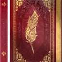 CAGIE 320 Pages Thick Hardcover Journaling Notebooks Vintage Leather Journal for Women Men A5 College Ruled Journals for Writing with Gift Box, 5.7 x 8.3 in, Red