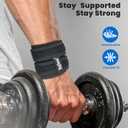 2-Pack TFCC Wrist Brace Support for Ulnar Pain, Carpal Tunnel & Tendinitis Relief, Dual Adjustable Straps Wrist Wrap, Breathable Comfortable Wrist Brace for Sports, Work & Daily Use (Black)