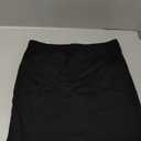 Verdusa Women's Basic High Waisted Pencil Bodycon Short Skirt (Large, Black)