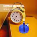 GLEAVI Refillable Glass Oil Lamp 2.75 Inch Borosilicate Round Liquid Oil Candle for Indoor Use Home Decor Ambient Lighting