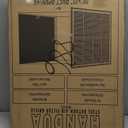 EZ-FLO 20 x 25 Inch (Duct Opening) White Return Air Vent Cover for Wall or Ceiling, Solid Steel Return Air Grille, HVAC Air Return, 61633