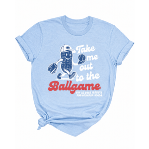 Take Me Out To The Ballgame Shirt, Baseball Game Day Tee, Vintage Sports Fan T-Shirt, X