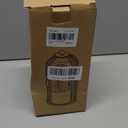 Makeup Brush Holder with Lid 360 Rotating Clear Dustproof Make Up Organizers for Vanity Bathroom Countertop, All Black