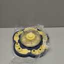 KADTC 3 Levels of Challenge Dog Puzzle Feeder Toy U.S. Brand - Design Spin-to-Release Treat Dispenser For Small Medium Large Dogs Boredom Buster Mental Stimulation Enrichment Slow Feeding Puzzles Toys, Sunflower Blue