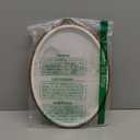 LKETW Farmhouse Country Wildflower Oval Wall Art Decor, Vintage Rustic Nature Daisy Floral Oval Canvas Hanging Decor, Retro Landscape Wall Decorations for Home Bedroom Living Room, 8.6x11.4 Inch