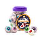 Eyeballs Gummy Candy - 19 Ounce Jar (30 Count) - Strawberry Jam Center - Individually Wrapped Halloween Candy - Kids' Party Favors - Spooky Gummies by Funtasty