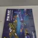 WW2 Military Plane Building Sets Compatible with Lego, Create US F4U & UK Spitfire Fighter Jet Models Toys, Great Army Airplane Aircraft Gifts for Boys Kids (742PCS)