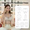 Phanpy Wearable Breast Pump Milk Collector Cup, New Cup Parts, Original Phanpy Breast Pump Replacement Accessories, 24 mm Flange and 20mm Insert Included, 15 oz / 420 ml, 2 Piece