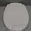 Brondell Bidet Toilet Seat Non-Electric Swash Ecoseat, Fits Elongated Toilets, White - Dual Nozzle System, Ambient Water Temperature - Bidet with Easy Installation, White