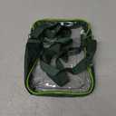 SPODEARS Clear Crossbody Bag for Stadium Events & Concerts - Adjustable Shoulder Strap Purse with 1 Bottle Holder (Medium, Forest Green)