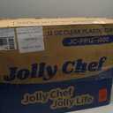 JOLLY CHEF 1000 Pack 12 oz Clear Plastic Cups, Disposable Cups Drinking Cups for Ice Coffee, Milkshake, Cold Drinks