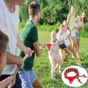 Tug of War Rope 60FT Outdoor Yard Games for Kids and Adults, Field Day Family Reunion Birthday Party Games,Carnival Game, Outside Backyard Lawn Yard Games Fun for Team Building Activities, Tricolor