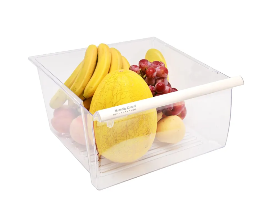 Fridge Crisper Drawer (Upper),2188656 Crisper Bin, compatible with Whirlpool Refrigerator,Fridge Drawers,Kenmore Refrigerator Parts,Whirlpool Shelf Replacement